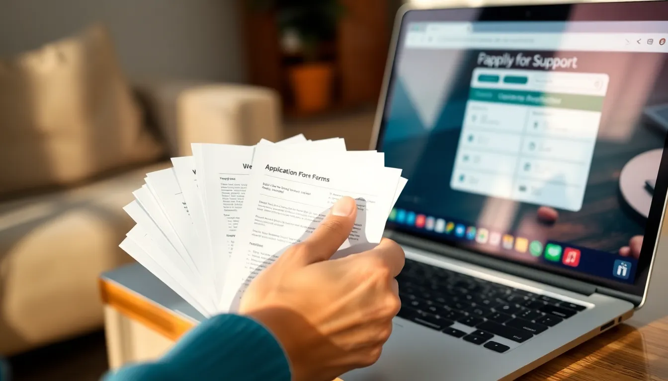 다양한 청년 지원금 정보를 탐색하는 청년