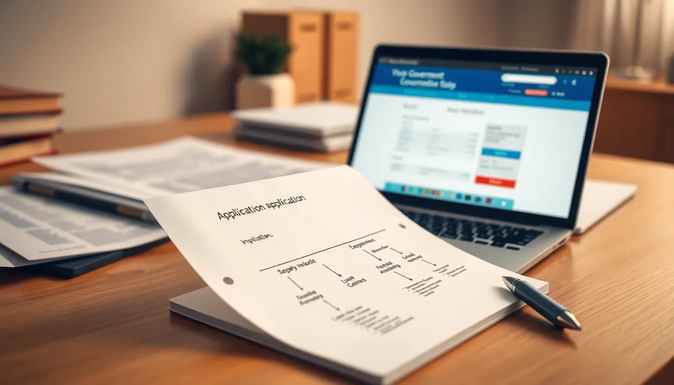 소상공인 지원금 온라인 신청 절차 예시